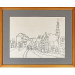 Edward Dwurnik, Z cyklu Poznań (Rysunek nr 954), 1984