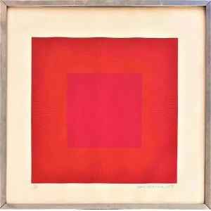 Richard Anuszkiewicz, Summer Suite (Red with gold II) 39z95, 1979