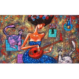 Wiktor Bezrukow, Mandolinistka (The Mandolinist), 2024