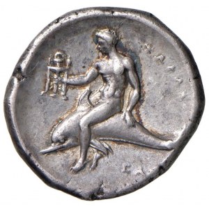 CALABRIA Taranto - Nomos (circa 302-280 a.C.) Cavaliere…