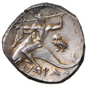CALABRIA Taranto - Nomos (circa 272-240 a.C.) Cavaliere…
