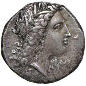 LUCANIA Metaponto - Nomos (320-280 a.C.) Testa di Kore-…