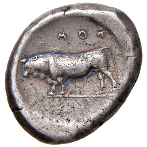LUCANIA Poseidonia - Statere (circa 445-420 a.C.) Posei…