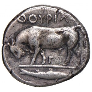 LUCANIA Thurium - Statere (circa 443-440 a.C.) Testa el…