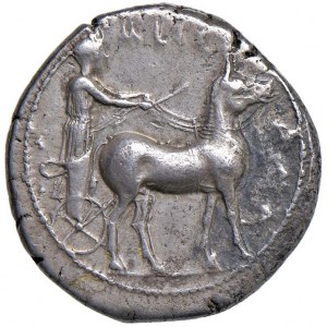 SICILIA Messina - Tetradramma (circa 470-450 a.C.) Carr…