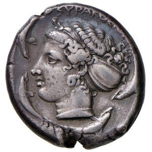 SICILIA Siracusa - Dioniso I (406-367 a.C.) Tetradramma…