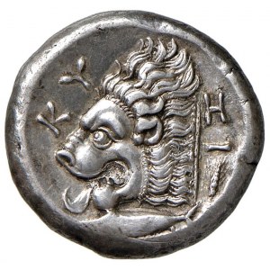 MYSIA Kyzicus - Tetradramma (circa 410-390 a.C.) Testa …