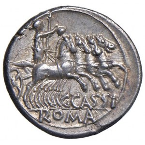 Cassia - C. Cassius - Denarius (126 B.C.) Head of Rome ...