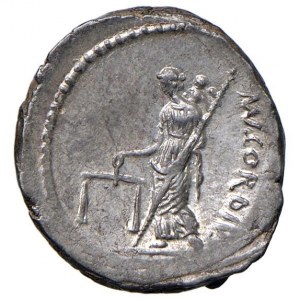 Cordia - Manlius Cordius - Denario (46 a.C.) Teste dei …