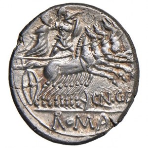 Gellia - Cn. Gellius - denár (138 pred n. l.) Hlava Ríma...