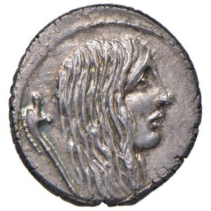 Hostilia - L. Hostilius Saserna - Denario (48 a.C.) Tes…