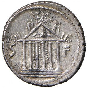 Petillia - Petillius Capitolinus - denár (43 pred n. l.) Te...