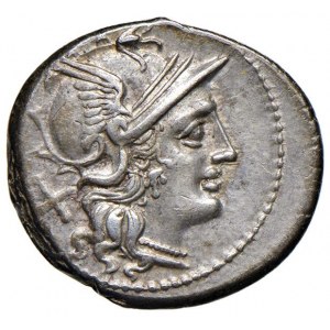 Scribonia - C. Scribonius - Denario (154 a.C.) Testa di…