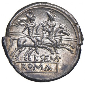 Sempronia - L. Sempronius Pitio - Denario (148 a.C.) Te…