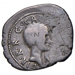 Lepido - Denario (zecca itinerante, 42 a.C.) Testa a d.…