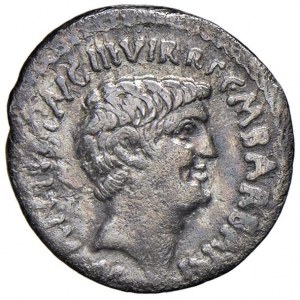 Antonio - Denario (zecca orientale, 41 a.C.) Testa di A…