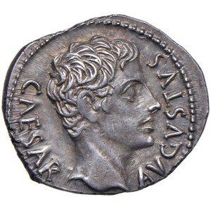 Augustus (27 pred n. l. - 14 n. l.) Denár (Colonia Patricia) Te...