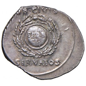 Augustus (27 pred n. l. - 14 n. l.) Denár (Colonia Patricia) Te...