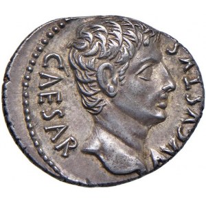 Augustus (27 pred n. l. - 14 n. l.) Denár (Colonia Patricia) Te...