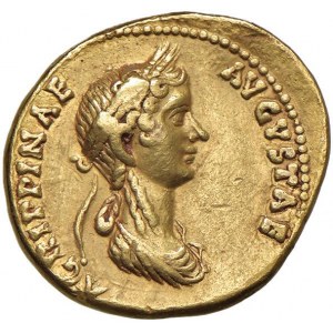 Claudio (41-54) Aureo - Testa laureata a d. - R/ AGRIPP…