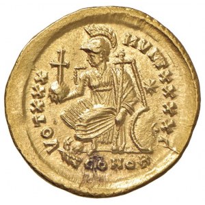 Theodosius II (402-450) Massiv (Konstantinopel) Büste Ulme...