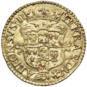 FERRARA Alfonso II (1559-1597) Goldener Schild - MIR 305/3 ...