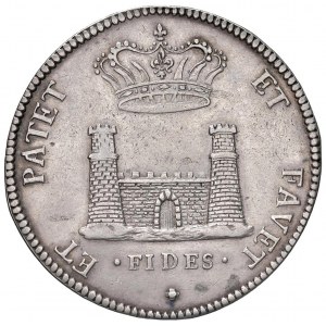 LIVORNO Cosimo III (1670-1723) Tollero 1707 - MIR 65 AG…
