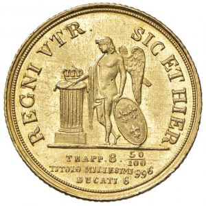 NAPOLI Ferdinando II (1830-1859) 6 Ducati 1842 - MIR 8…
