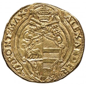MONETE PAPALI Alessandro VI (1492-1503) Doppio fiorino …