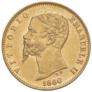 Vittorio Emanuele II re eletto (1859-1861) 20 Lire 1860…