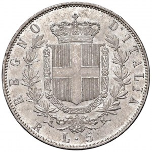 Vittorio Emanuele II (1861-1878) 5 Lire 1870 R - Nomism…