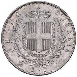 Vittorio Emanuele II (1861-1878) 5 Lire 1870 R - Nomism…