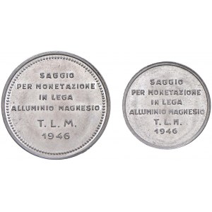 REPUBBLICA ITALIANA (1946-) Saggio per monetazione in l…