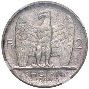 ALBANIA Zogu (1925-1939) 2 Franga 1926 R Prova - Nomism…