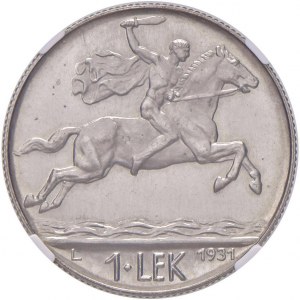 ALBANIA Zogu (1925-1939) Lek 1931 - Nomisma 31; KM 5 NI…