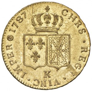 FRANCIA Luigi XVI (1774-1792) Doppio Luigi 1787 K - KM …