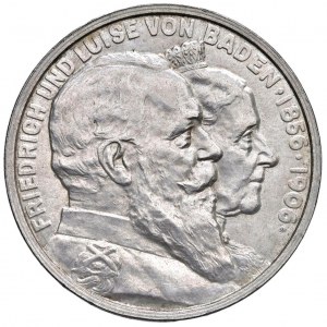 GERMANIA Baden - Federico I (1856-1907) 5 Marchi 1906 -…