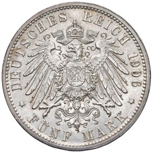 GERMANIA Baden - Federico I (1856-1907) 5 Marchi 1906 -…