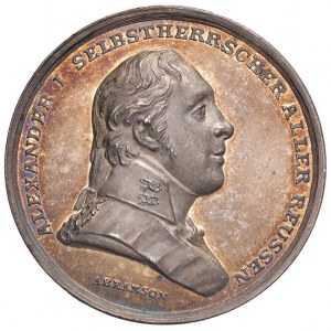 Medaila 1801 Nástup Alexandra I., cára Talianov, na trón...