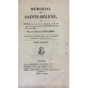 Las Cases, Mémorial de Sainte-Hélene, 6 voll. numerati …