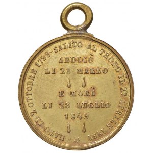 SAVOIA. Carlo Alberto (1831-1849) Medaglietta coniata i…