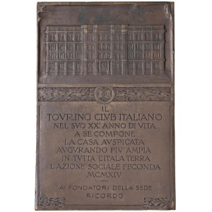 ROMA. Durante Vittorio Emanuele III (1900-1943) Placch…