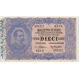 State Tickets - 10 Lire 20/12/25 4218 006321 - Gig...