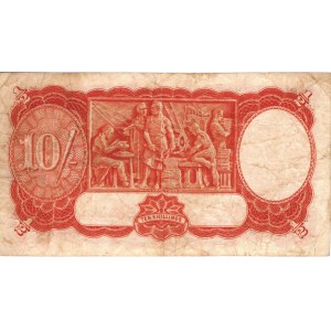AUSTRÁLIA 10 šilingov 1936/39 - Pick #21 - Vrtáky a...
