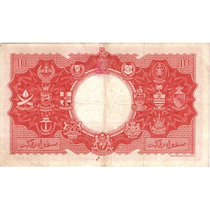 MALAYA UND BRITISCH BORNEO 10 Dollar 1953 - Pick #3a...