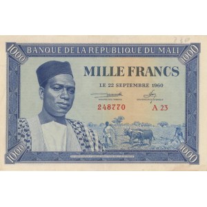 MALI 1000 Francs 1960 - Pick #4...
