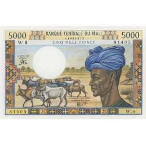 MALI 5000 francs 1970/1984 - Pick #15 F…