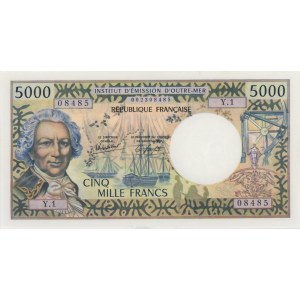 NEW CALEDONIA 5000 Francs 1982/84 - Pick #65 c…