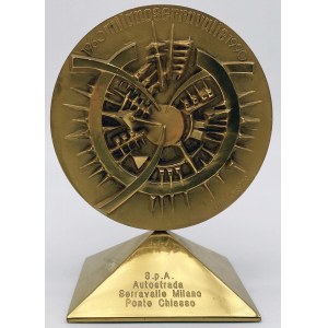 Arnaldo Pomodoro (1926- ) Medaglia-Scultura in bronzo d…