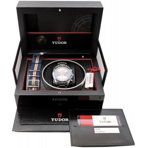 TUDOR Heritage Chrono Blue. Reference 70330B. Serial J...